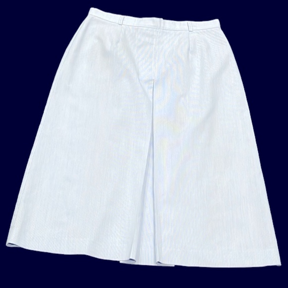 ๐๐SOLD Vintage 70s Blue Pinstripe Ship n Shore Skirt - Picture 10 of 16